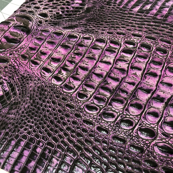 Purple Leather Bag - Etsy