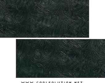 Embossed Leather Large Floral Forest, Custom Cuts, Leatherworking, Leather Sheets 1.2-1.4 mm / 3-3.5 oz Leather for Bags, Wallets or any DIY