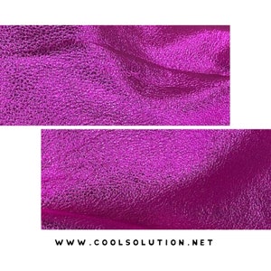 Leather Sheets, Smooth Leather Rio Hot Pink, Cut to Size, Full Grain Leather  1.1 - 1.3 mm For Fringe, Bags, Wallets, Horse Tack, Earrings
