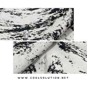 Cowhide Leather Sheets, Printed Brindle, Hair on Hide Cowhide Leather, Custom Cuts, Hair On  4.5-5oz - 1.8-2mm, Leatherworking, Real Cowhide