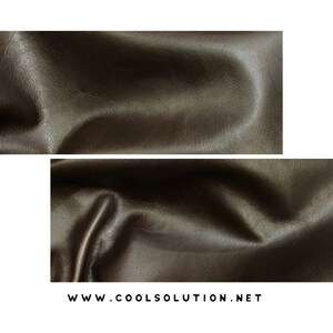 Leather Sheets, Distressed Leather, Sierra Chocolate, Cut to Size, Full Grain Leather  1.0 - 1.4 mm / 2.5 - 3.5 oz For Fringe, Bags, Wallets