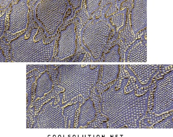 Cascabel Lavender Mirage Embossed Leather – Reptile Pattern Leather Sheets with Metallic Contrast for Crafts & Accessories