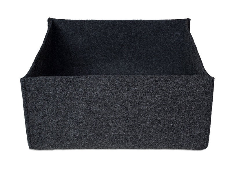 Large felt basket, available in many colors image 3