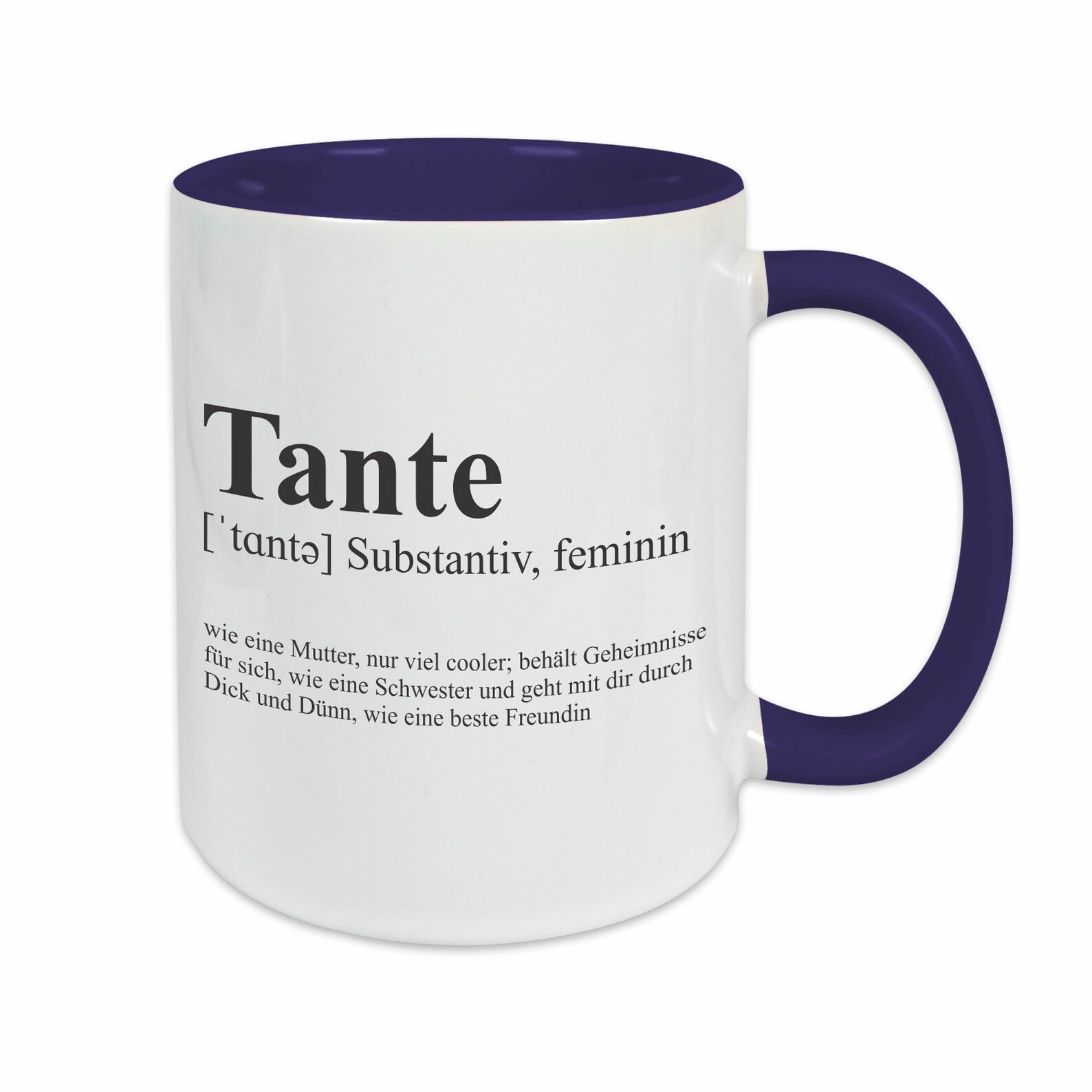 Tasse TANTE Patentante Spruch Geschenk Definition Etsy