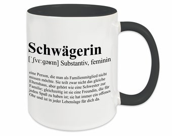 Tasse Schwägerin | Geschenk | Geburtstag | Spruch | Weihnachtsgeschenk | Dankeschön | Schwester 2.0 | Beste