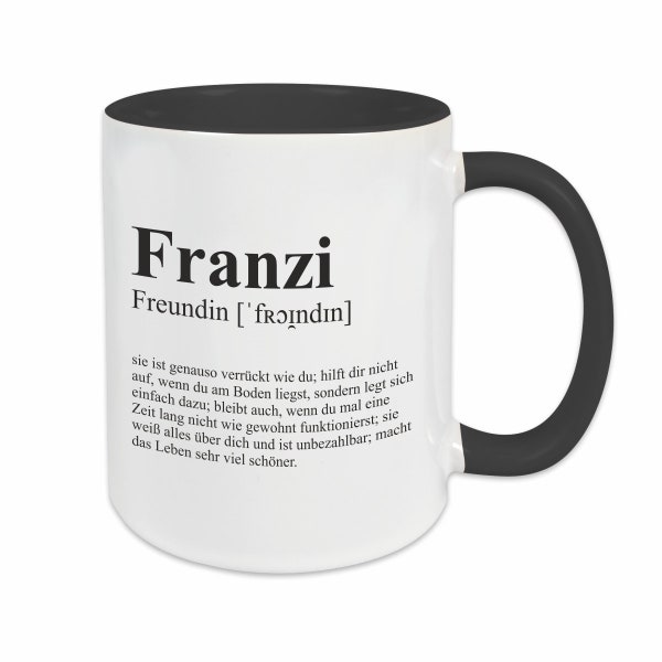 Cup GIRLFRIEND by name | Personalized | Gift | Saying | Definition | Coffee cup | Birthday | Thank you | Duden | Thank