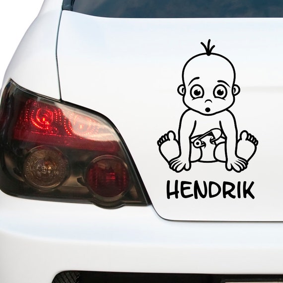 Buy Car Stickers BABY ASTONISHED Car Online in India Etsy