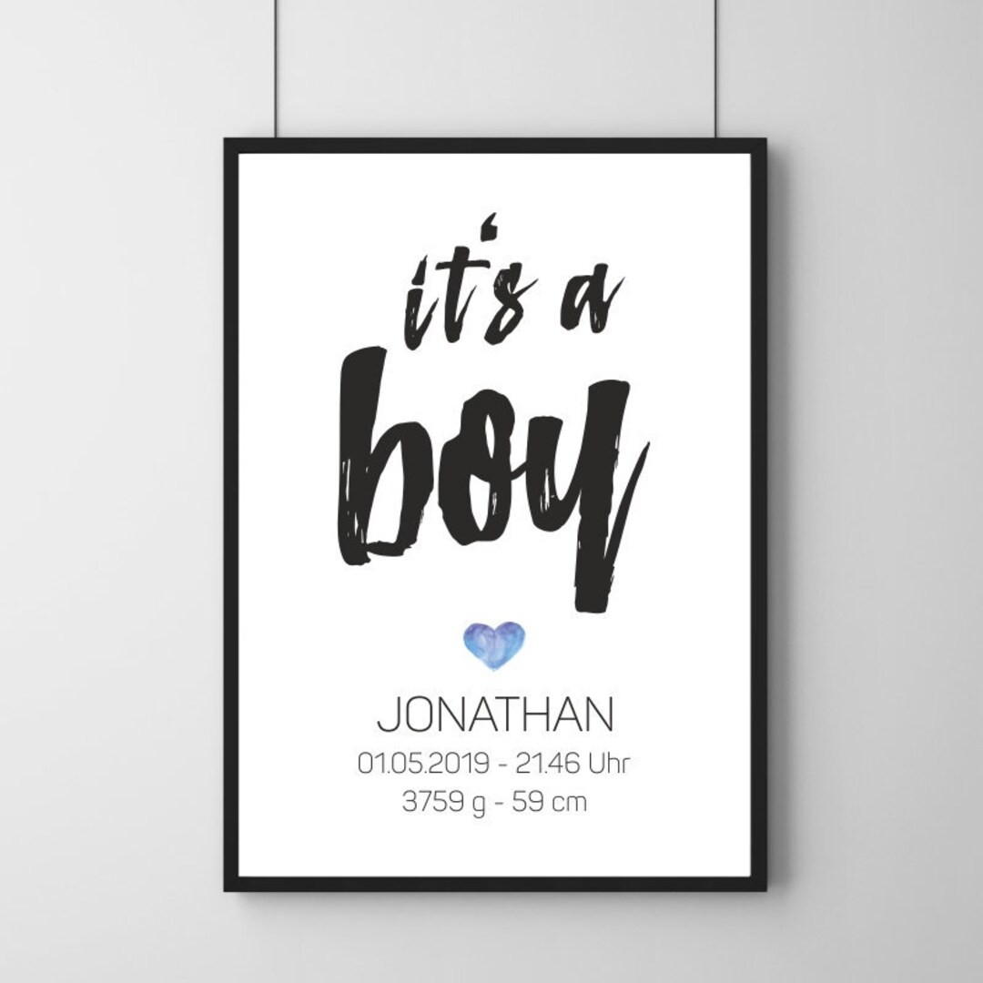 poster-it-s-a-boy-personalizable-name-and-date-desired-name-gift-for