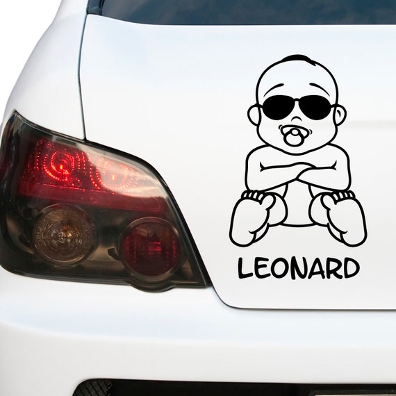 Mijlpaal In werkelijkheid Toeval Car Stickers BABY COOL Auto - Etsy