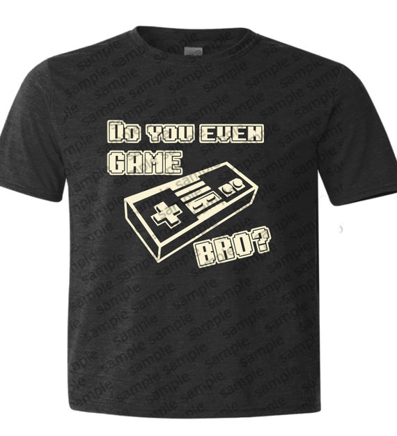Do You Even Game Bro? Black Background Controler Digital Svg