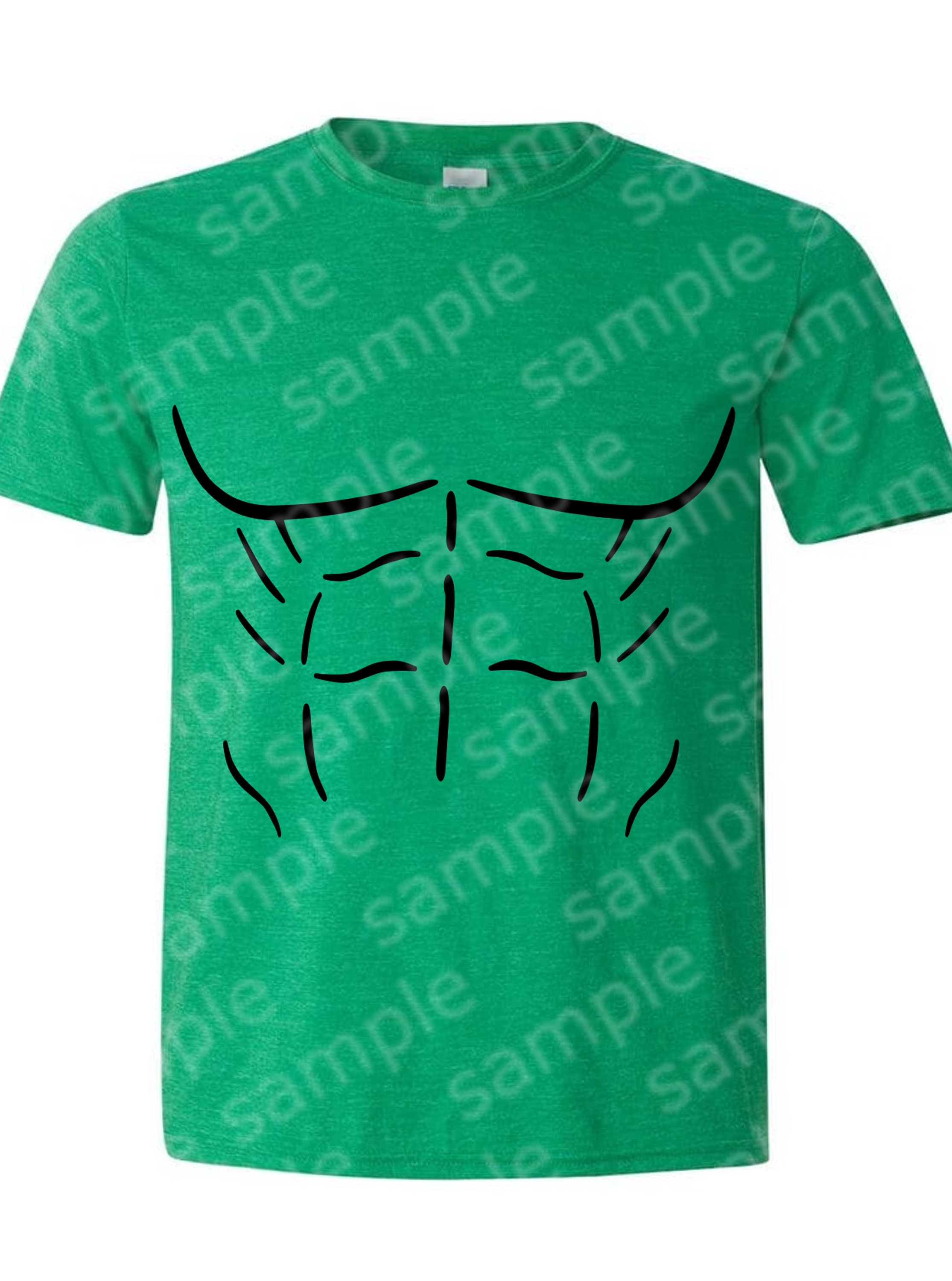 Fake Sixpack Fake Abs Abdominal Muscles Gym #1 T-Shirt by Mister