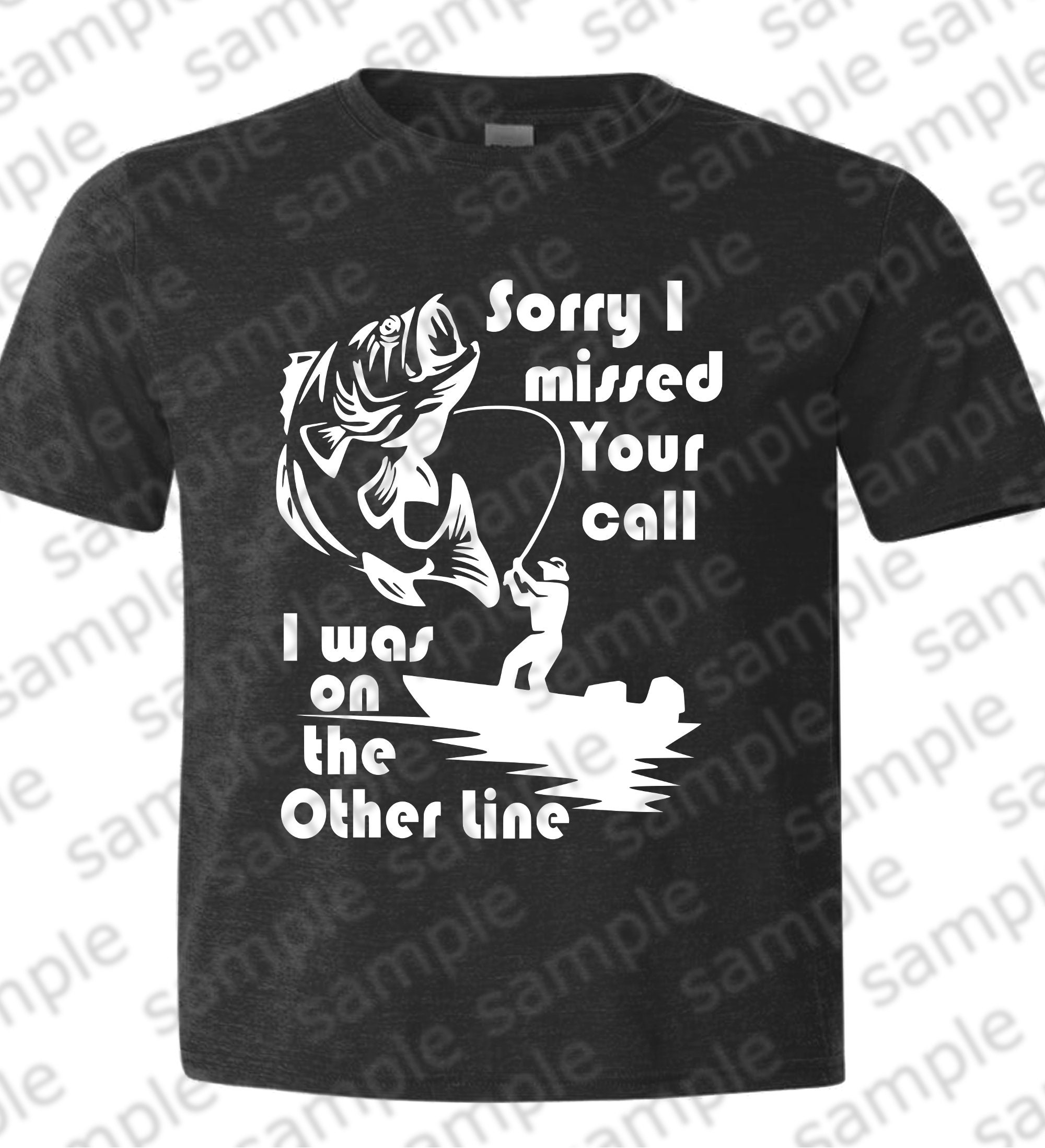 PNG & SVG Fishing on the Other Line Digital Cricut Cutting File Great  Tshirt Design, Stencil,iron On, Great Gift for Dad for Valentines Day 