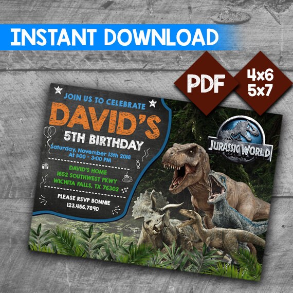 Fresh 22 Jurassic World Card Handmade