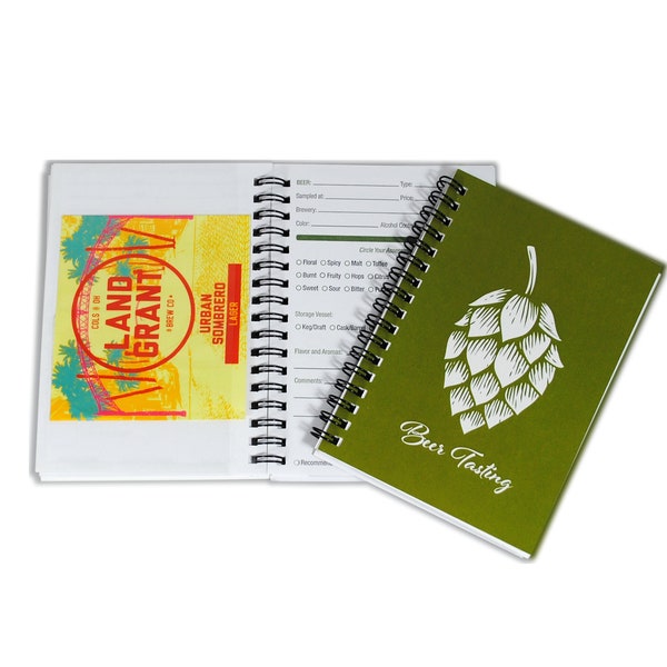 Craft Beer Label Collecting and Tasting Journal, Perfect Gift for Beer Lovers