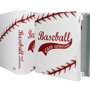 Baseball Trading Card Collection Album, 10 Trading Card Pages Included, Holds 180 Cards image 7