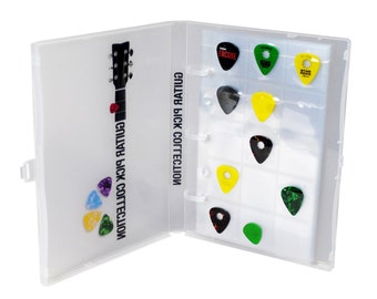 Guitar Pick Collection Kit, Holds 225 picks, Clear