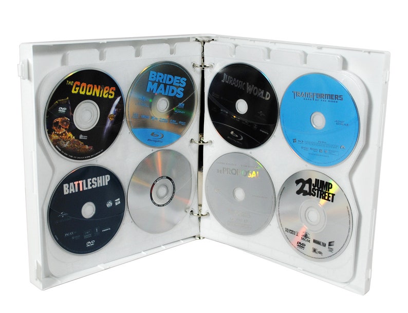 Bluray/dvd Movie Collection Storage Binder Holds 80 Movie Etsy