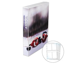 Mini Hockey Trading Card Binder, 200-Card Capacity