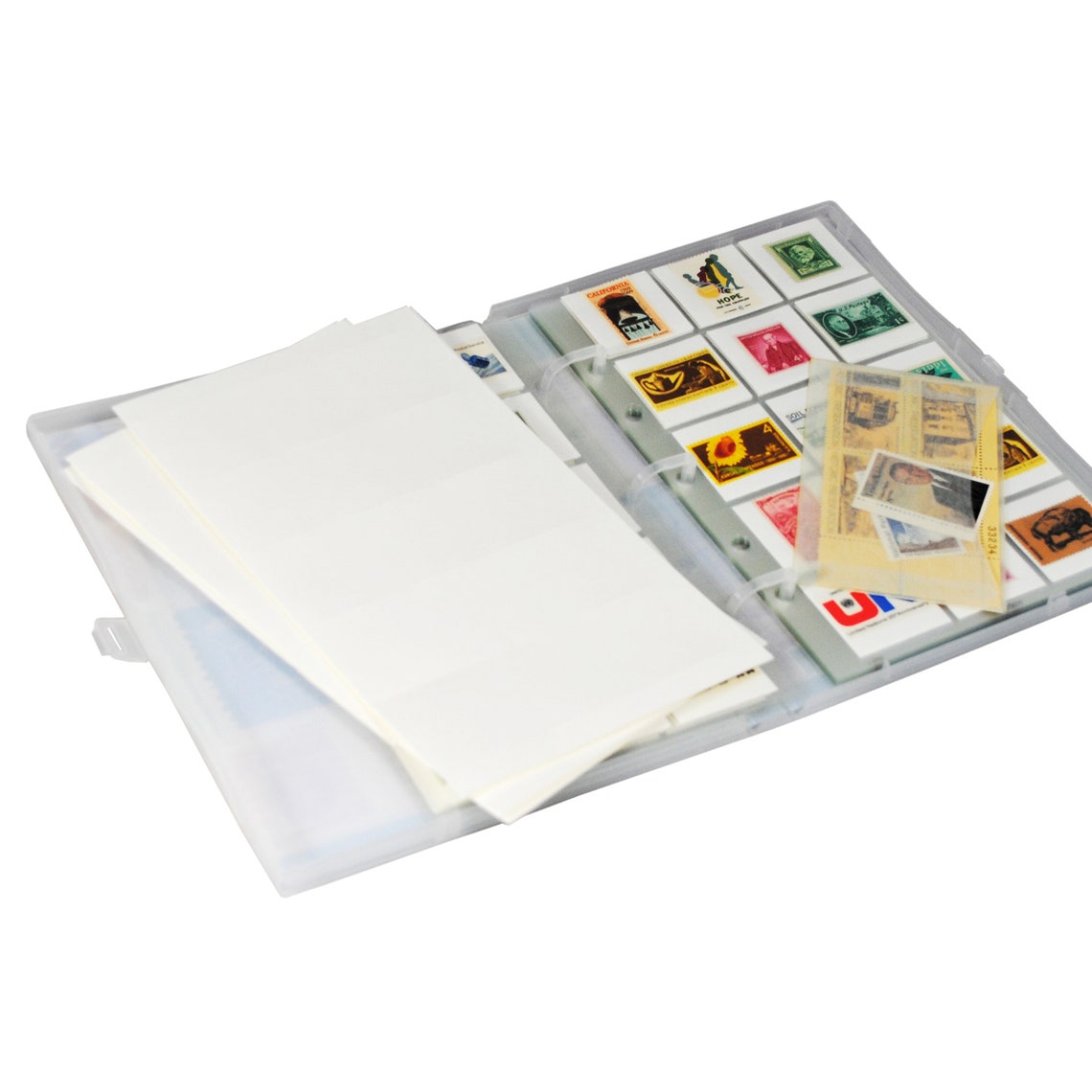 Mini Stamp Collection Kit/album Holds 150300 Stamps Etsy