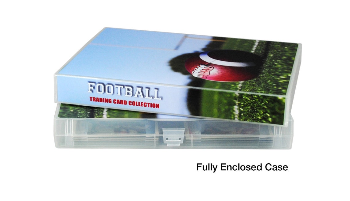 Mini Football Trading Card Holder Includes 25 4 Pocket Etsy