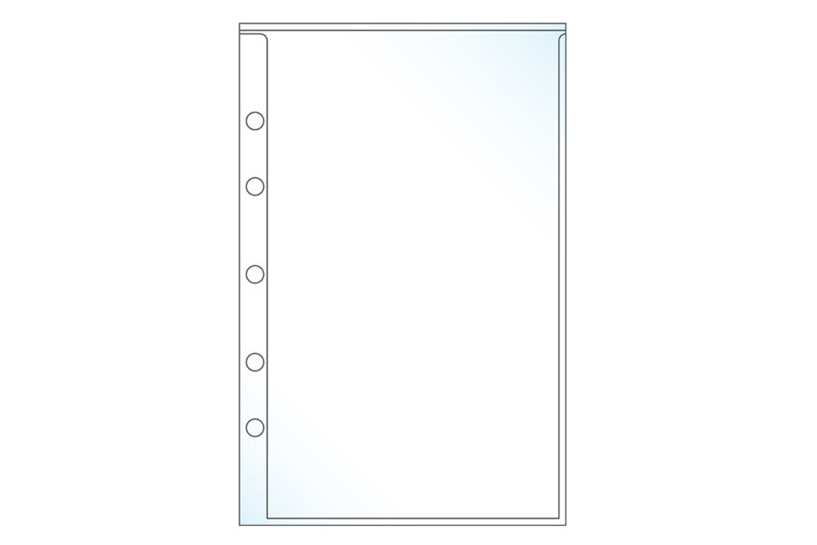 Mini Page Protectors Holds 5 X 8.5 Inserts Fits Etsy