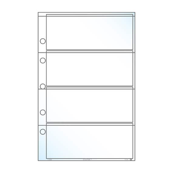 A5 Mini Binder Ticket Protectors: Concert & Event Storage (Pack of 20)