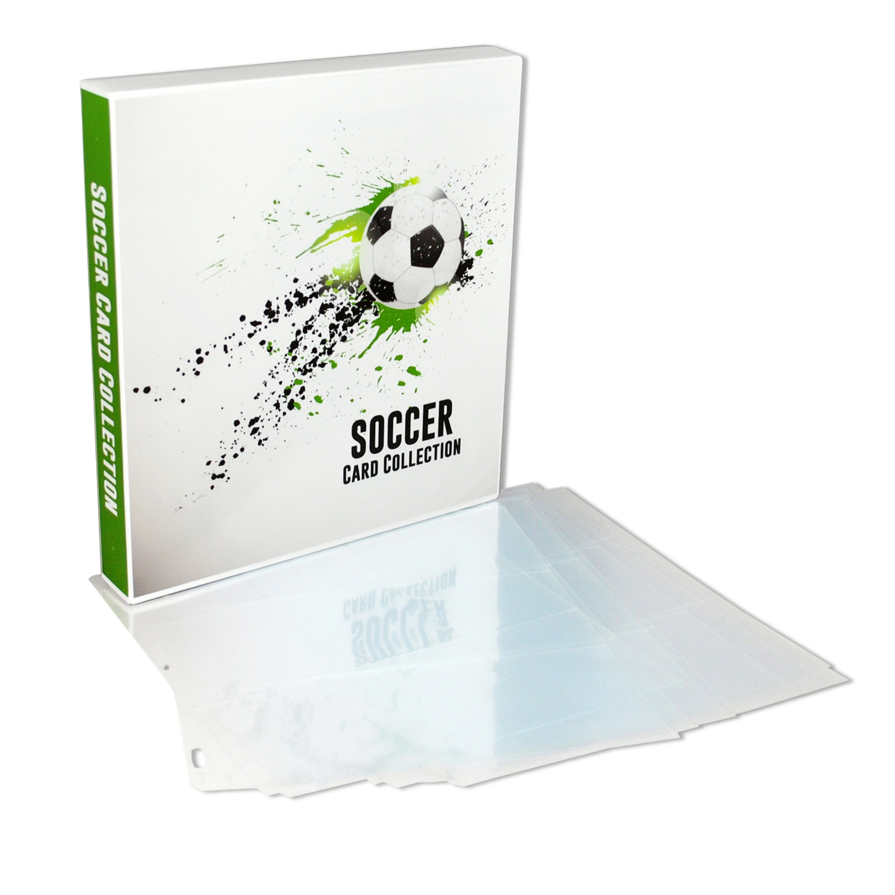 Kit dalbum de la collection de cartes à collectionner soccer, 10
