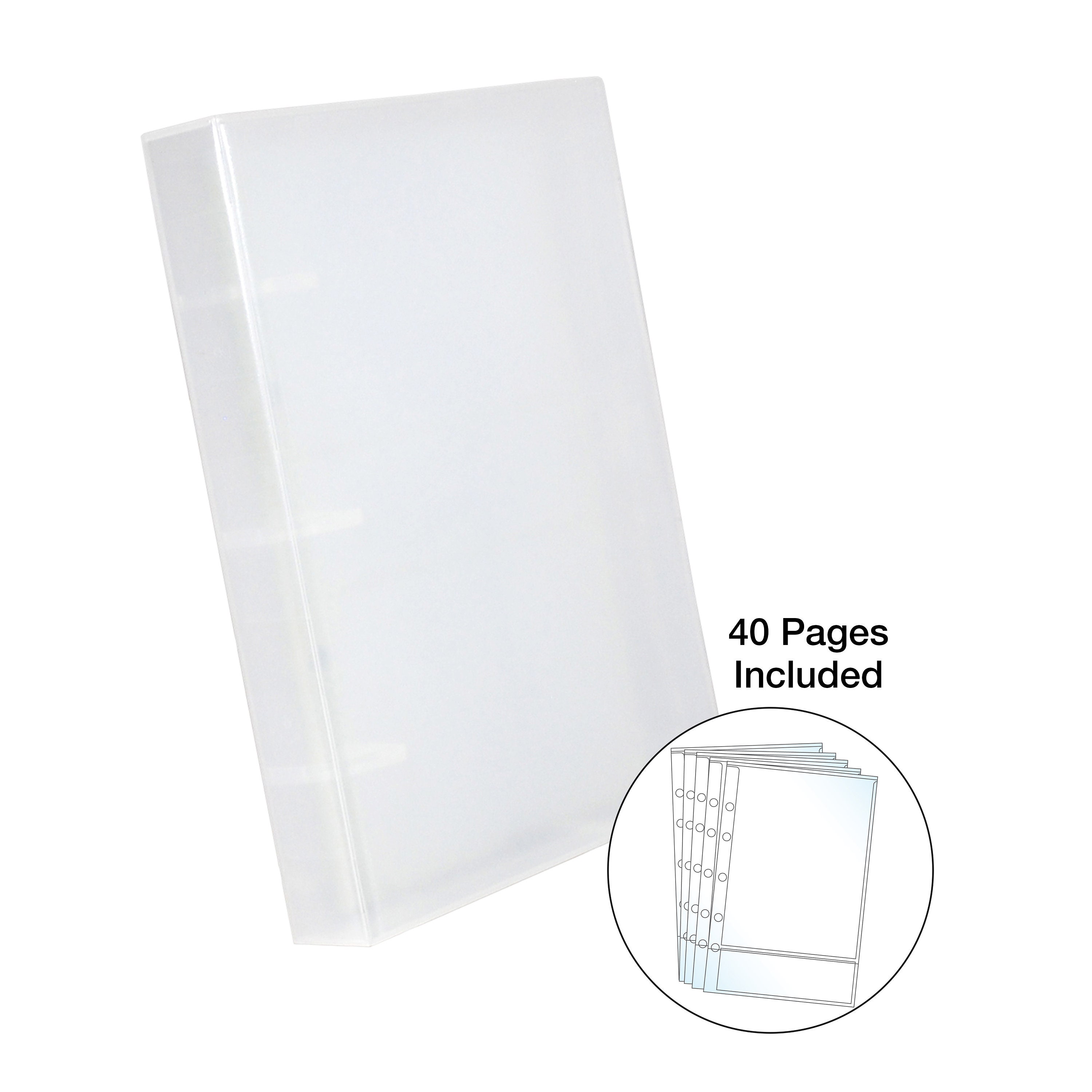 CLEAR Sleeves 7-7/16 x 9 for 5x7 Cardstock Folders & Frames (sold