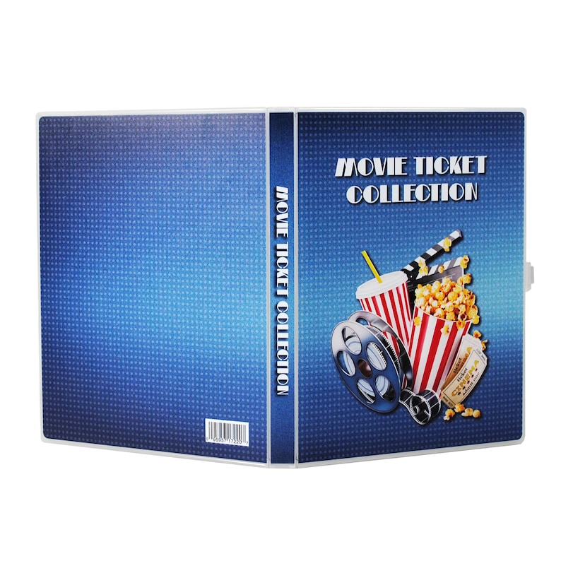 Movie Ticket Collection Album 10 Ticket Pages Included Holds Etsy