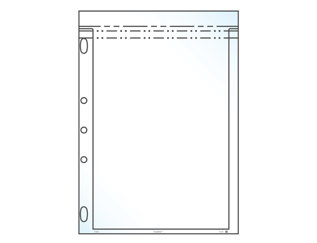 Comic Book Resealable Binder Sleeve current/modern, Fits 10.5 X 7.25
