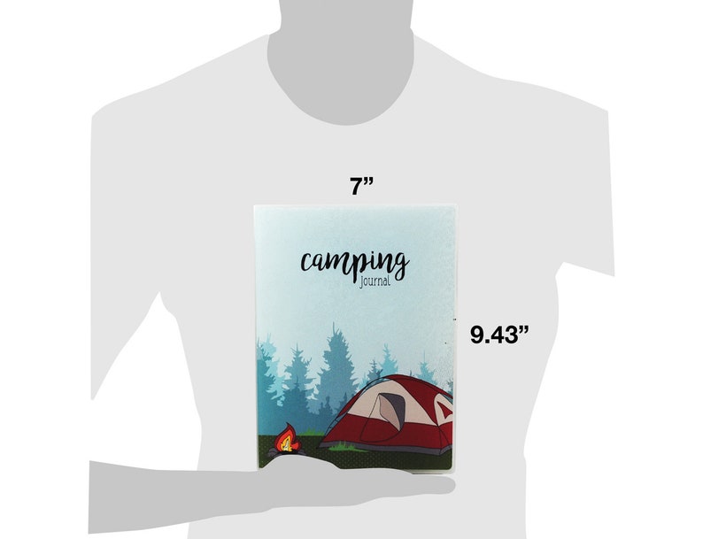 Mini Camping Planner and Scrapbook, 4 Trips, 20 Page Protectors Forest image 4