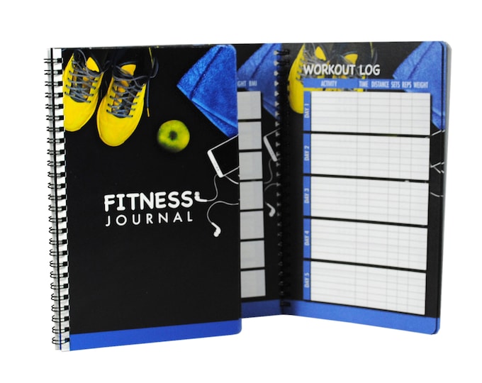 Health and Fitness Tracking Notebook, 29 Weeks, Wire Bound