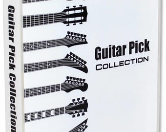 Guitar Pick Collection Kit, Holds 225 picks