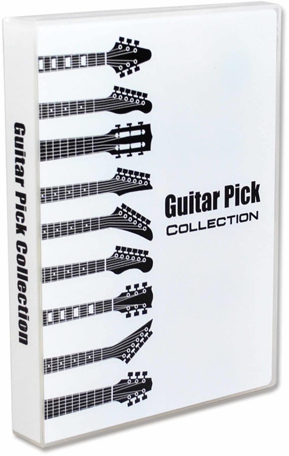 Guitar Pick Collection Kit, Holds 225 picks