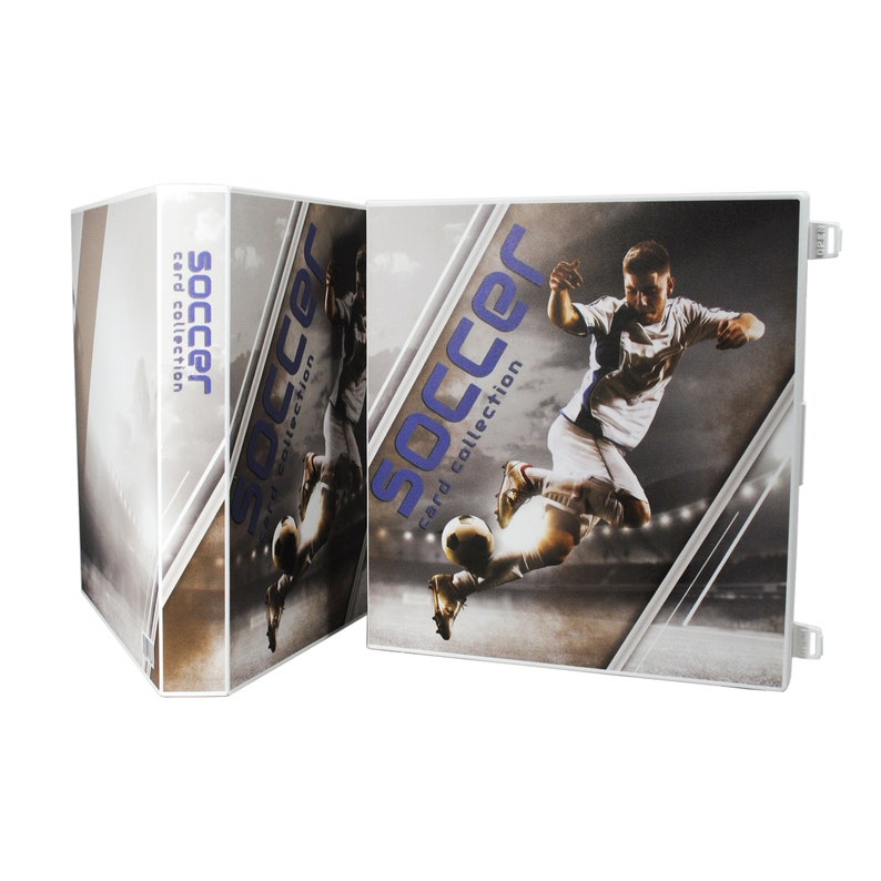 Soccer Trading Card Collection Album Kit 10 Pages Included Etsy