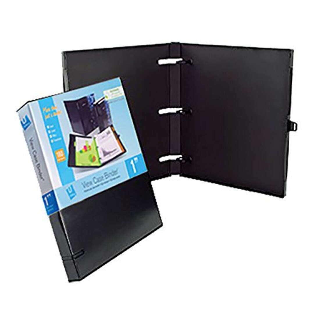 Unikeep 3 Ring Binder Black Case Binder 1.0 Inch Spine Etsy