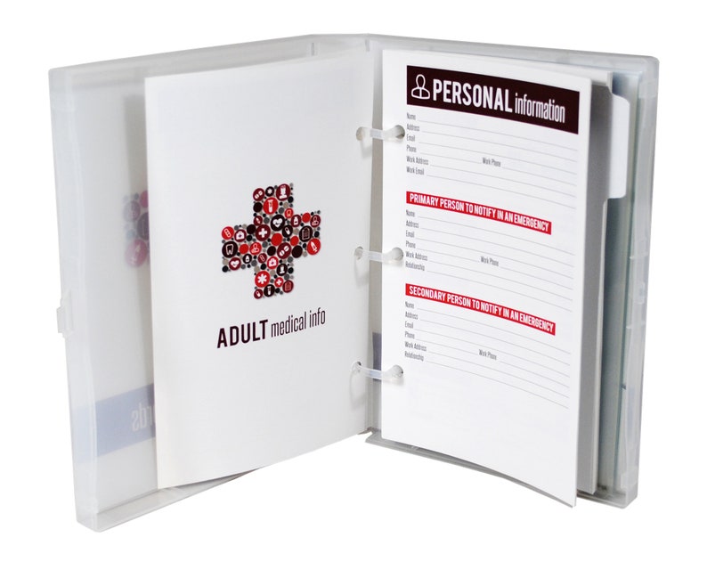 Family Medical Record Keeper Album 2 Etsy