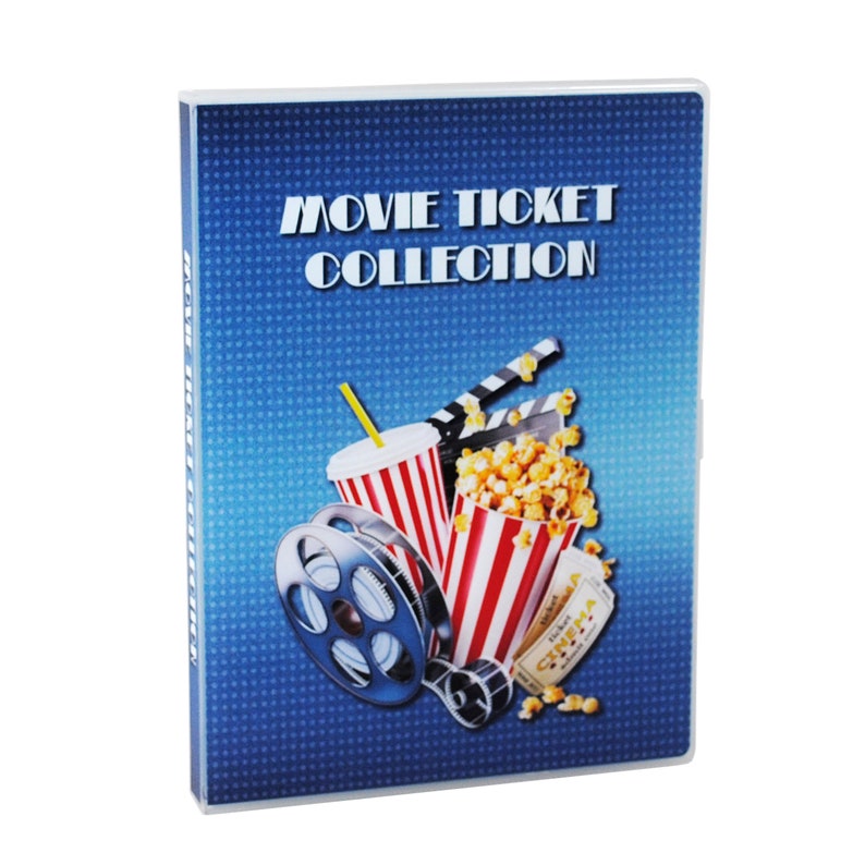 Movie Ticket Collection Album, 10 Ticket Pages Included, Holds 160 Ticket Stubs image 10