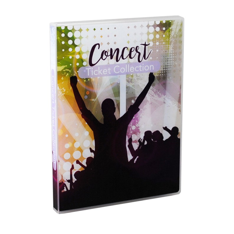 Concert Ticket Collection Album 10 Ticket Pages Included Etsy