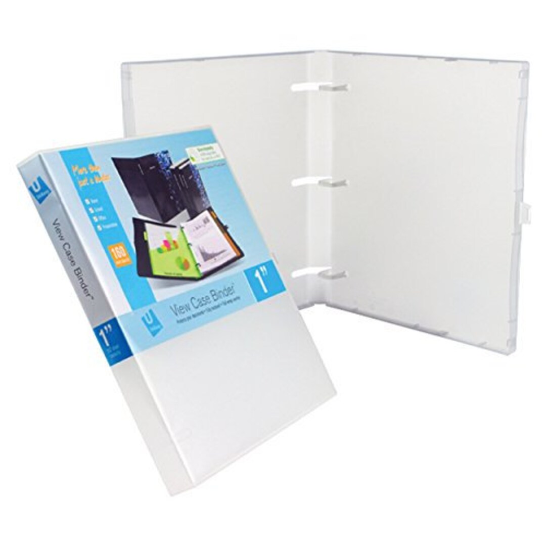 Unikeep 3 Ring Binder Clear Fully Enclosed Binder 1.0 Etsy