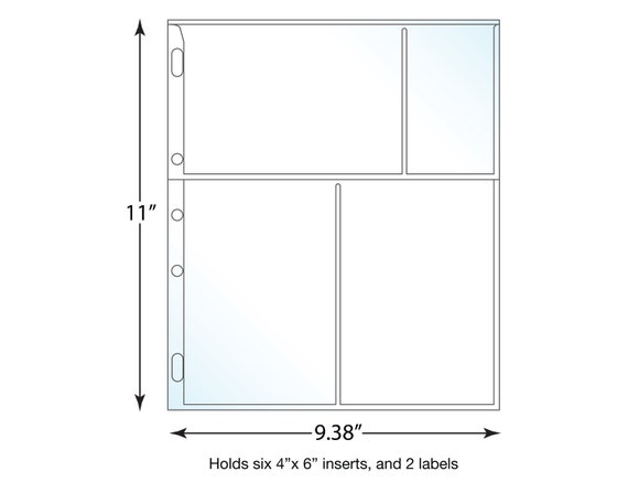 Sheet Protectors for Three-Ring and Six-Ring Binders