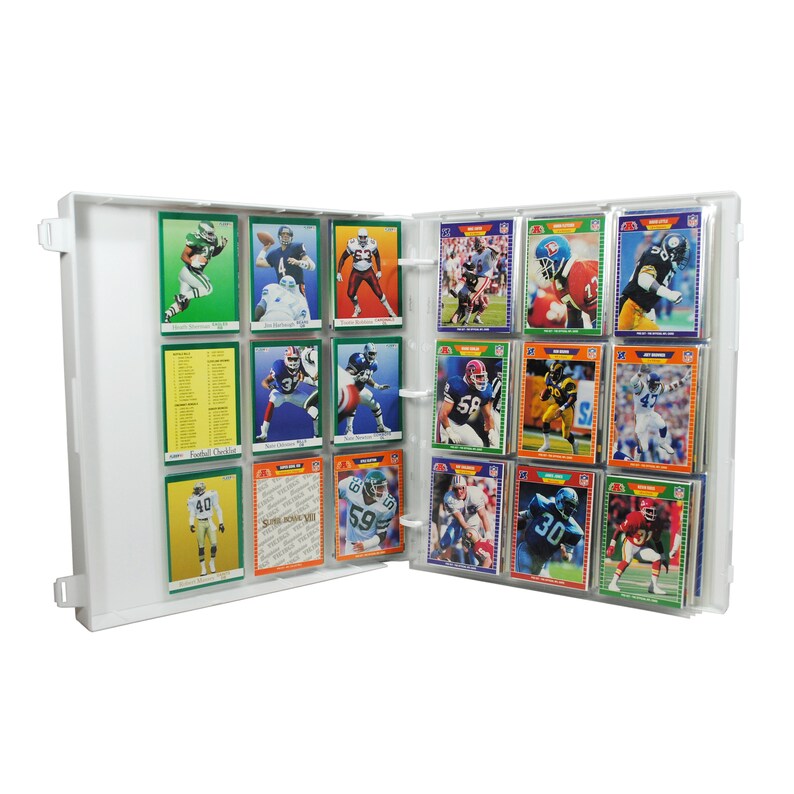 Football Trading Card Collection Album Kit 10 Pages Included Etsy