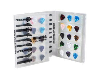 Guitar Pick Collection Kit, Holds 225 picks, Clear