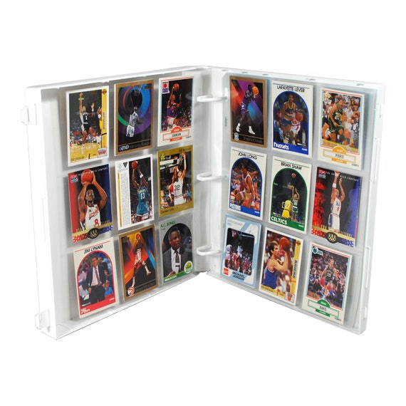 Sport Trading Card Binder- Holds 180 Cards- Complete With 10