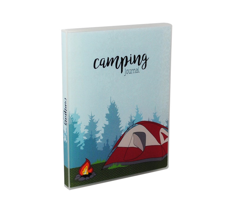 Mini Camping Planner and Scrapbook, 4 Trips, 20 Page Protectors Forest image 8