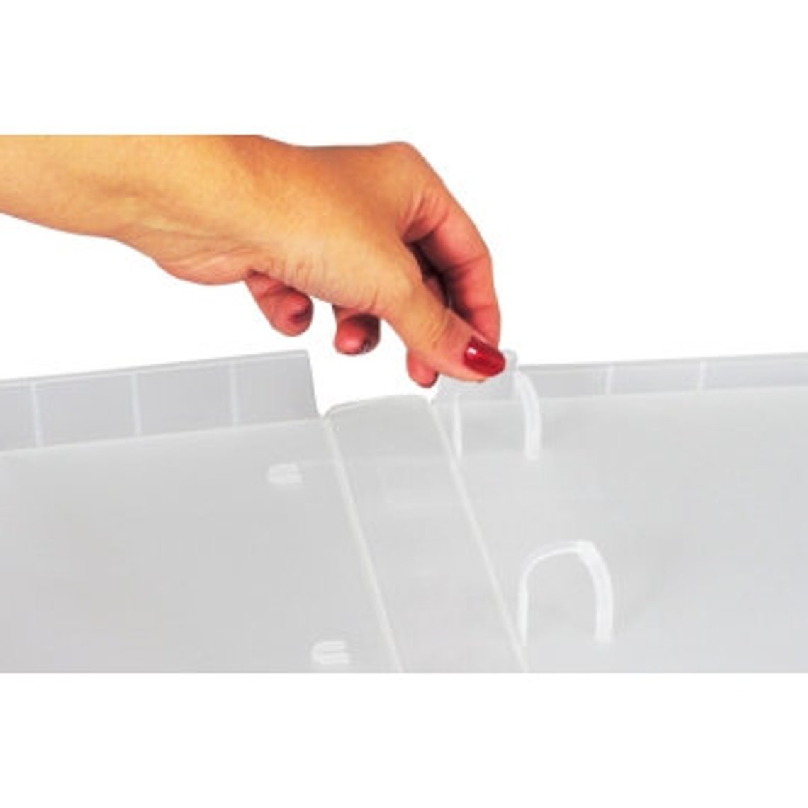 Unikeep 3 Ring Binder Clear Fully Enclosed Binder 1.0 Etsy