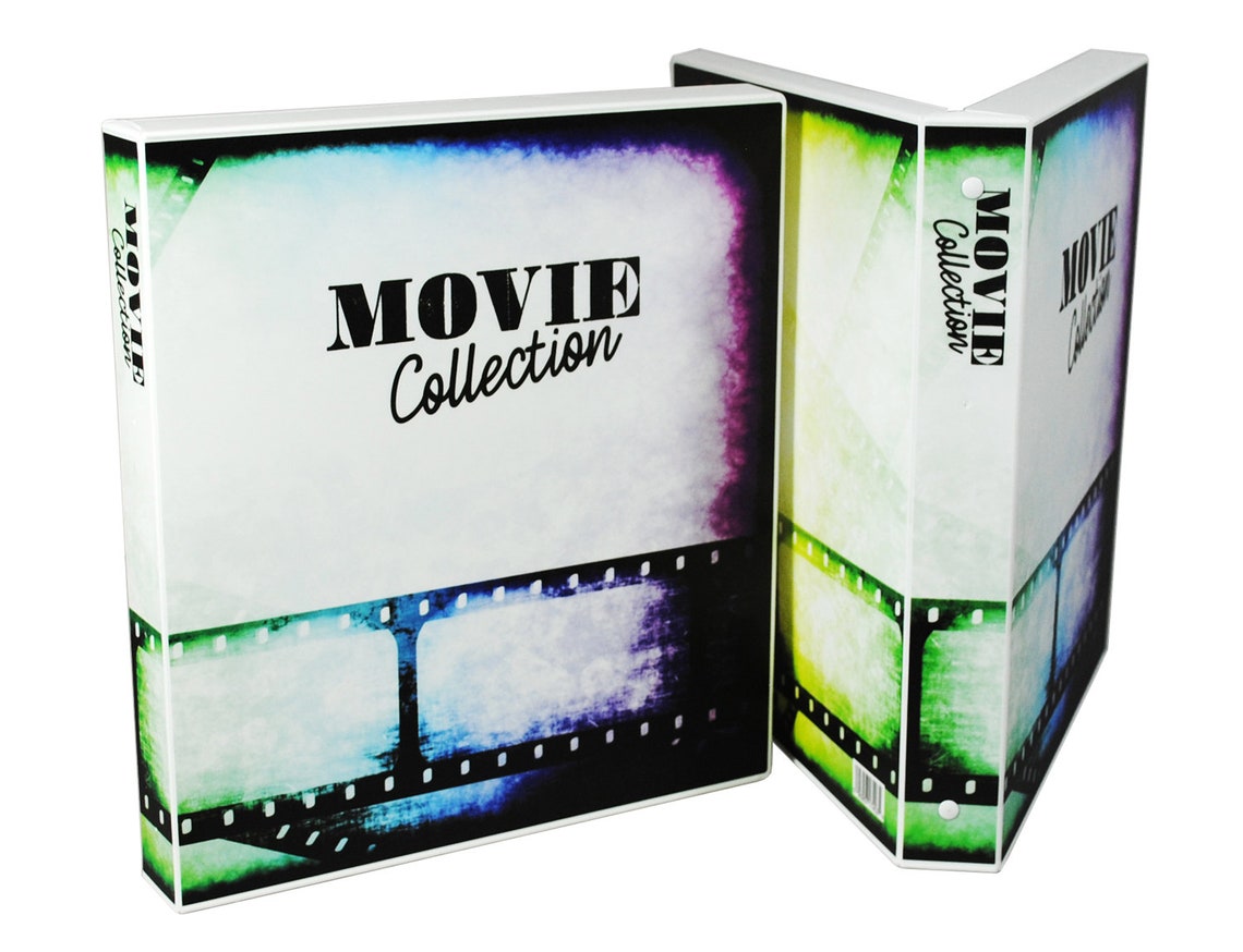 Bluray/dvd Movie Collection Storage Binder Holds 80 Movie Etsy