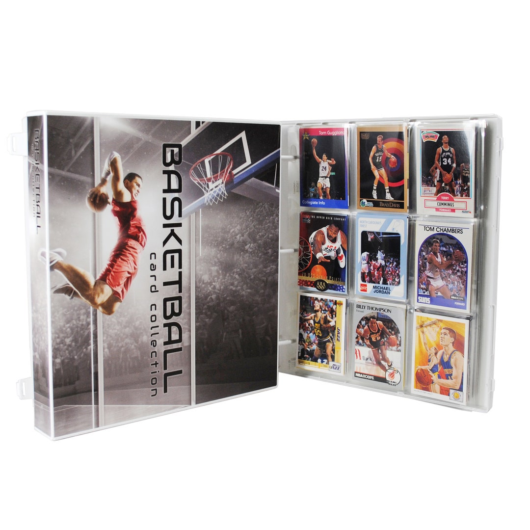 Basketball Trading Card Collection Album Kit, 10 Pages Included Etsy