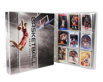 Basketball Trading Card Collection Album Kit, 10 Pages Included