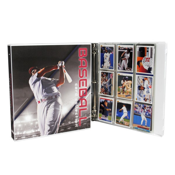 Ultimate Baseball Trading Card Collection Storage Kit - Includes 20 Card Pages